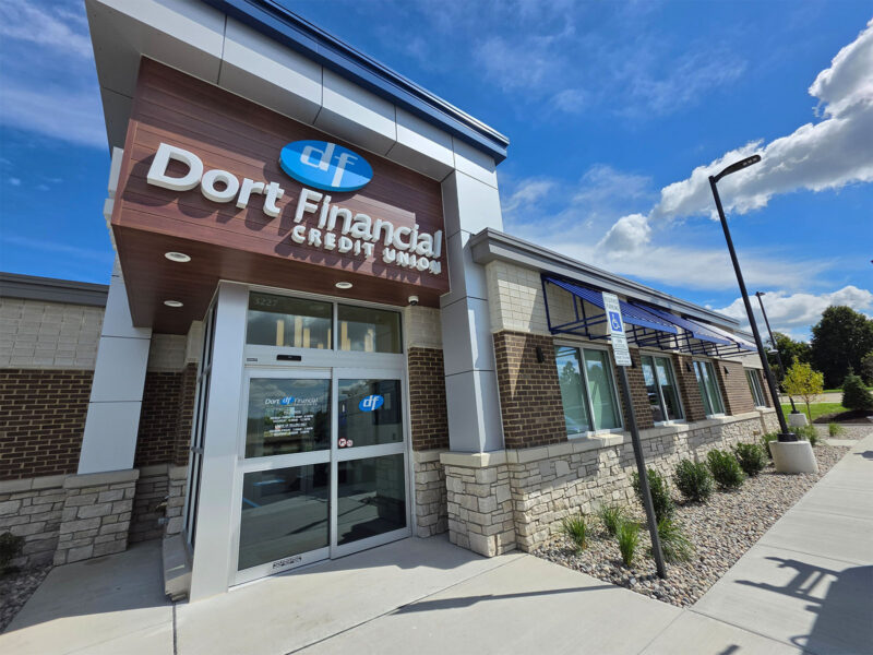 Dort Financial Credit Union Commerce Township Member Center exterior